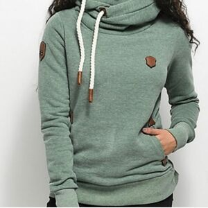 Naketano Green Pull Over Hoodie Size S